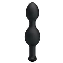 Pretty Love Double Heavy Balls Silicone Butt Plug 12.5 x 3.3 cm